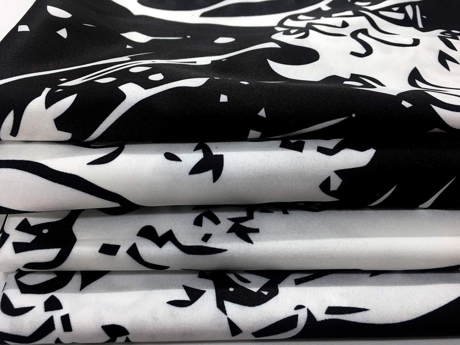 Ocean Wave Tapestry Black and White Tapestry Japanese Tapestry Wall Hanging Great Wave Tapestry for Bedroom(Black Wave, 70.8"X 91")