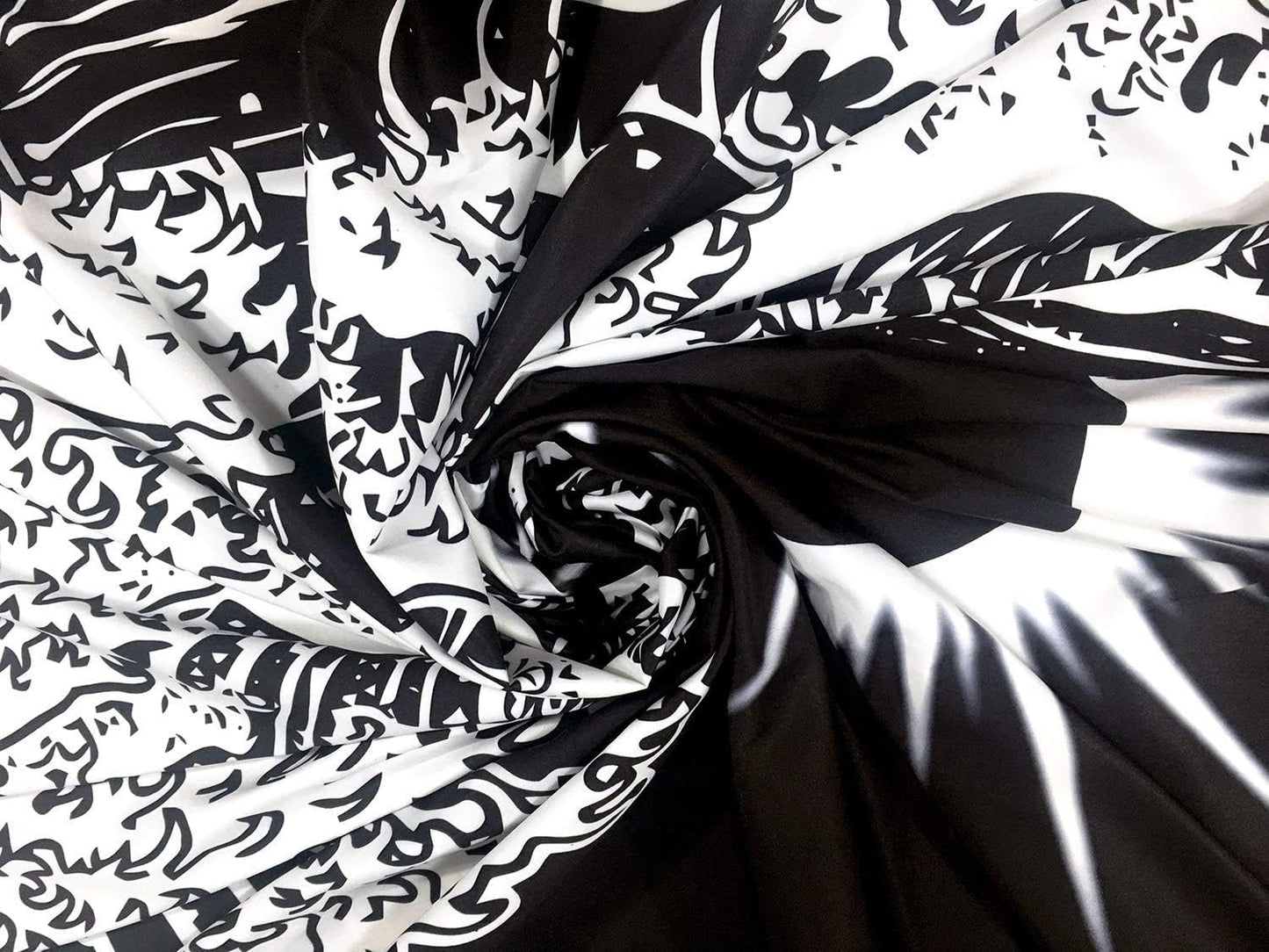 Ocean Wave Tapestry Black and White Tapestry Japanese Tapestry Wall Hanging Great Wave Tapestry for Bedroom(Black Wave, 70.8"X 91")