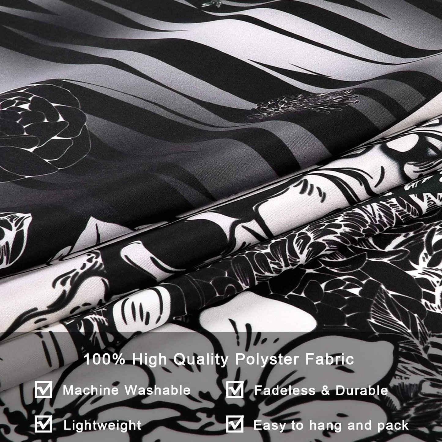 Lyacmy Skull Tapestry Meditation Skeleton Tapestry Flower Tapestry Mountain Tapestry Moon and Star Tapestry Starry Night Sky Tapestry Black and White Tarot Tapestry for Room (51.2 X 59.1 Inches)