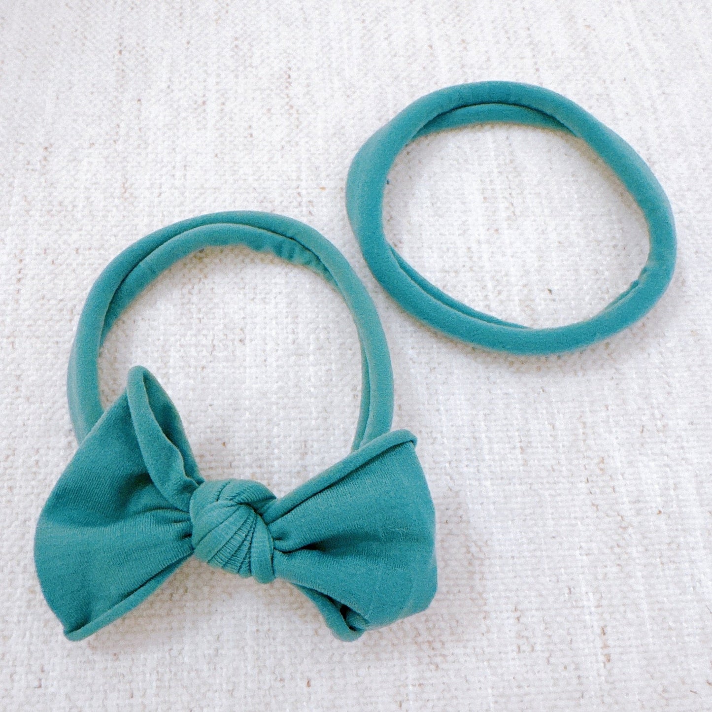 Jersey Bow Hair Ties Set Of 2