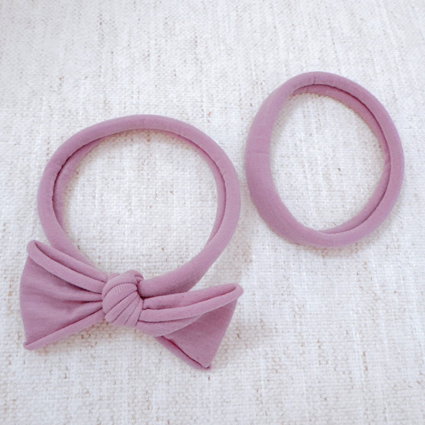 Jersey Bow Hair Ties Set Of 2
