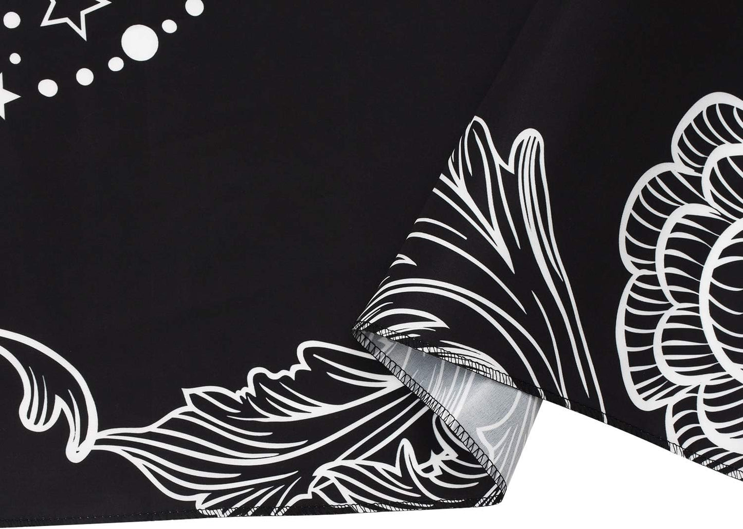 Sun and Moon Tapestry Black and White Burning Sun with Stars Tapestry Psychedelic Tapestry Indian Tapestry for Room