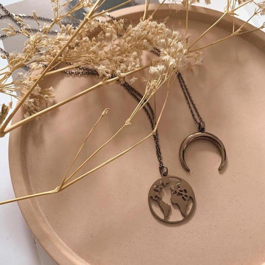 Coffee- ‘My World’ Necklace