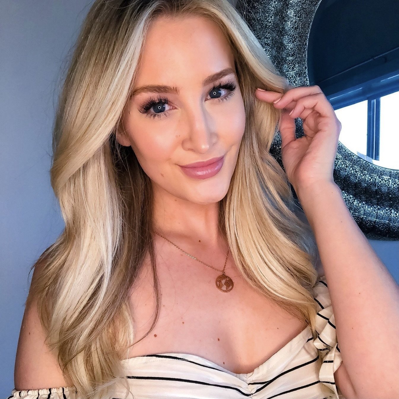 Rose Gold- 'MY WORLD' Necklace