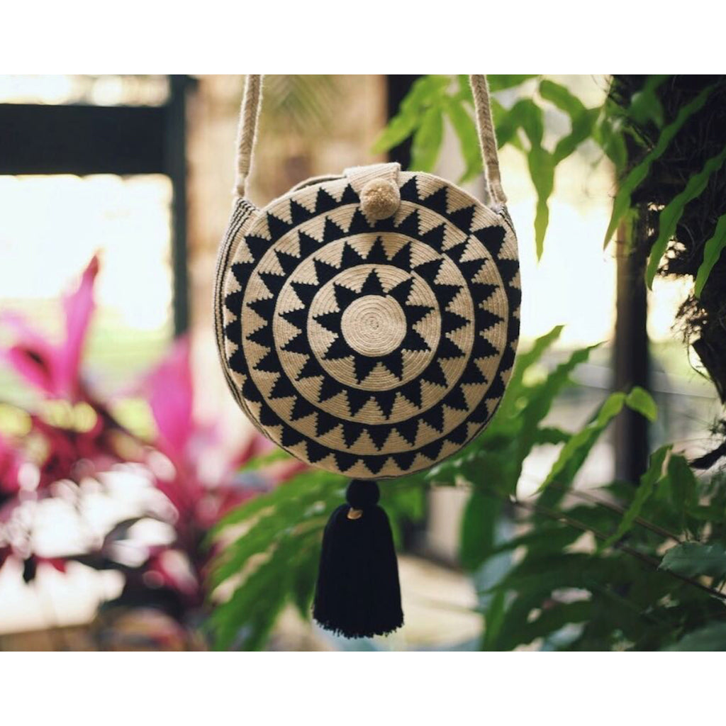 Round Campora Wayuu Chila Bag