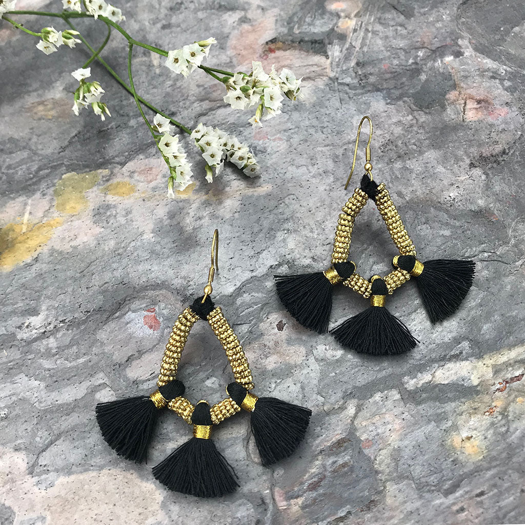 Nira Fringe Earrings